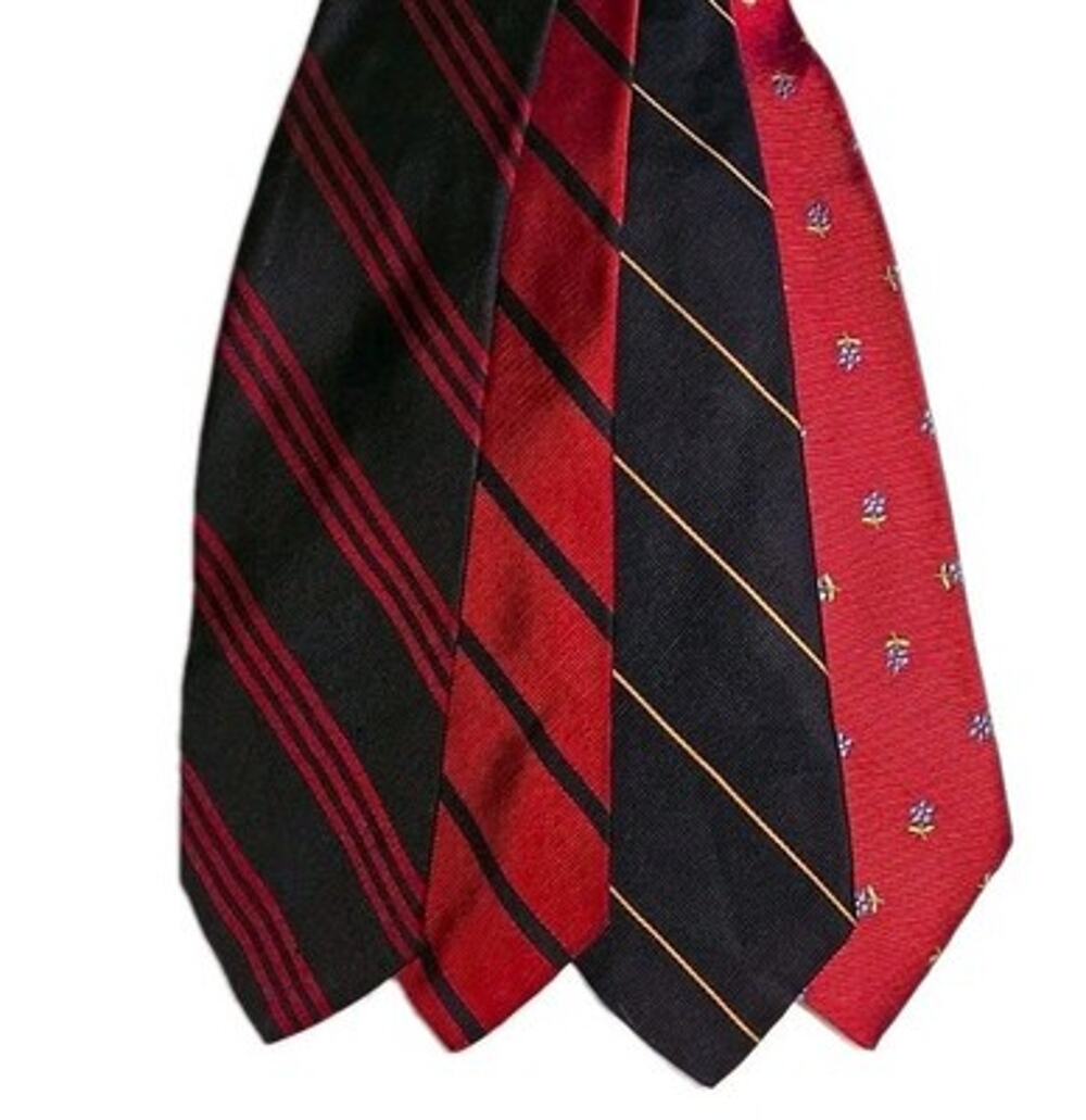 4 VTG Brooks Brothers Makers Silk Ties Repp Stripe Foulard USA Trad/Ivy League